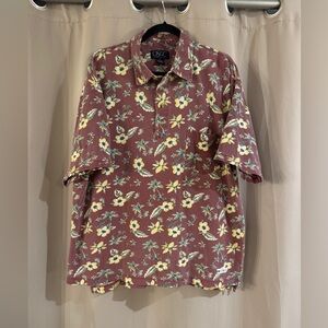 Men's Floral OSCC Maroon Shirt